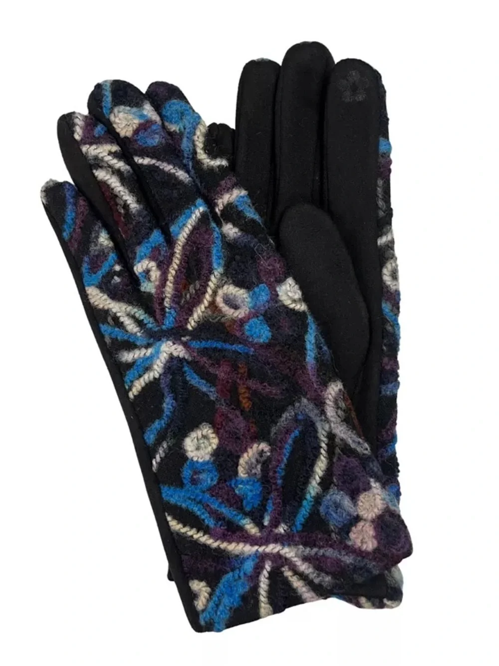 Marcus Adler Flower Yarn Print Glove